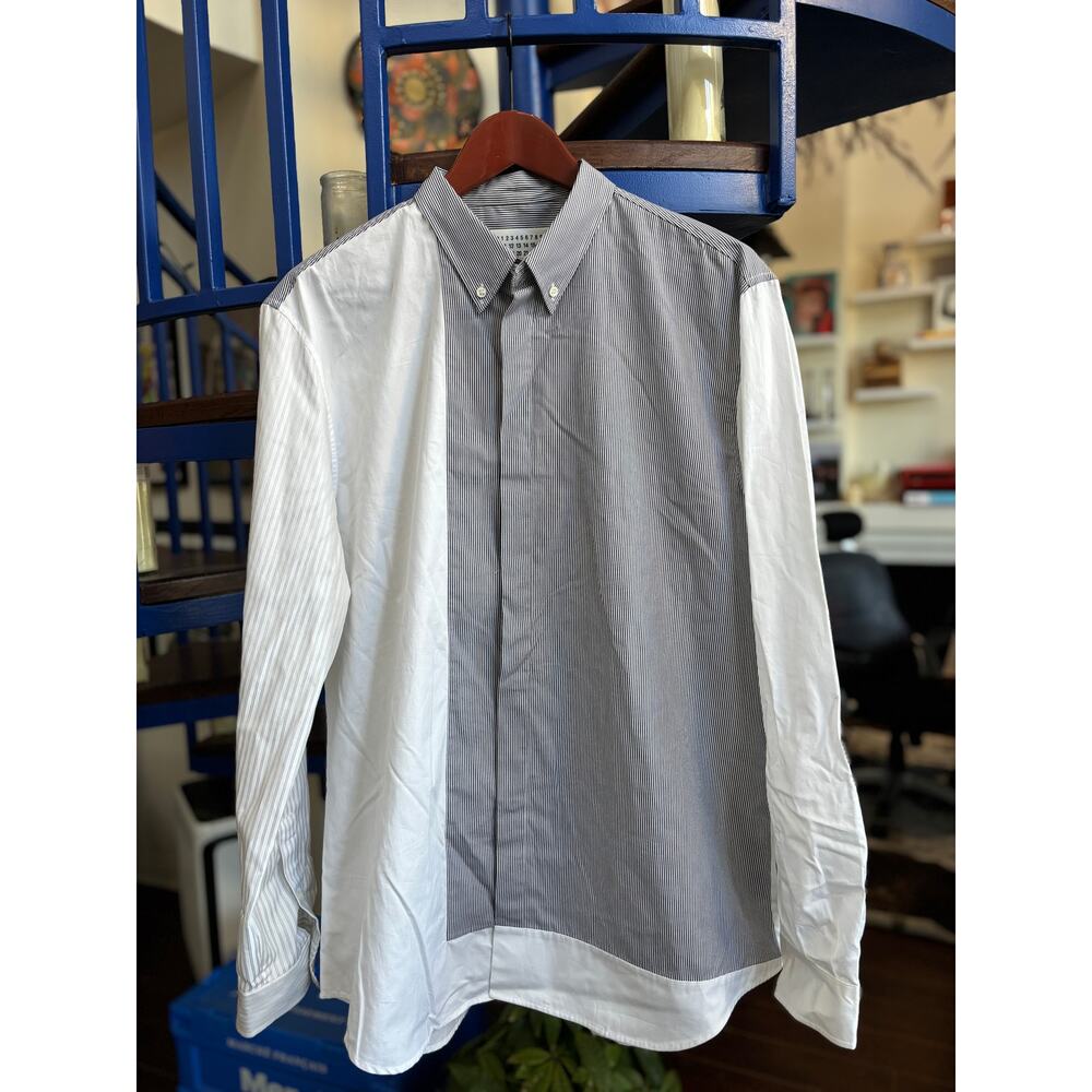 Maison Margiela Panel Stripe Shirt – Size 54